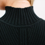 sleeveless turtleneck sweater